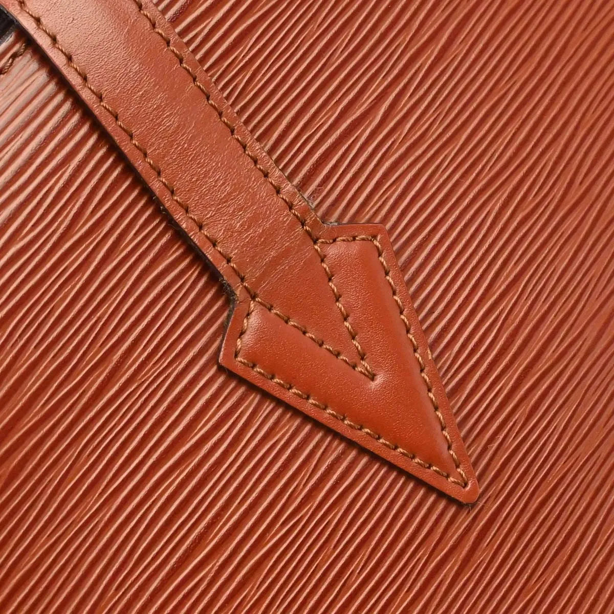 Louis Vuitton Lussac Epi Leather, Brown, Leather, Shoulder Bag