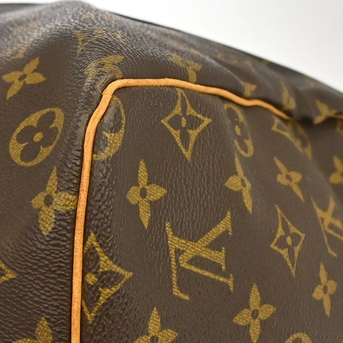 Louis Vuitton Keepall Monogram, Brown, Canvas, Travel Bag