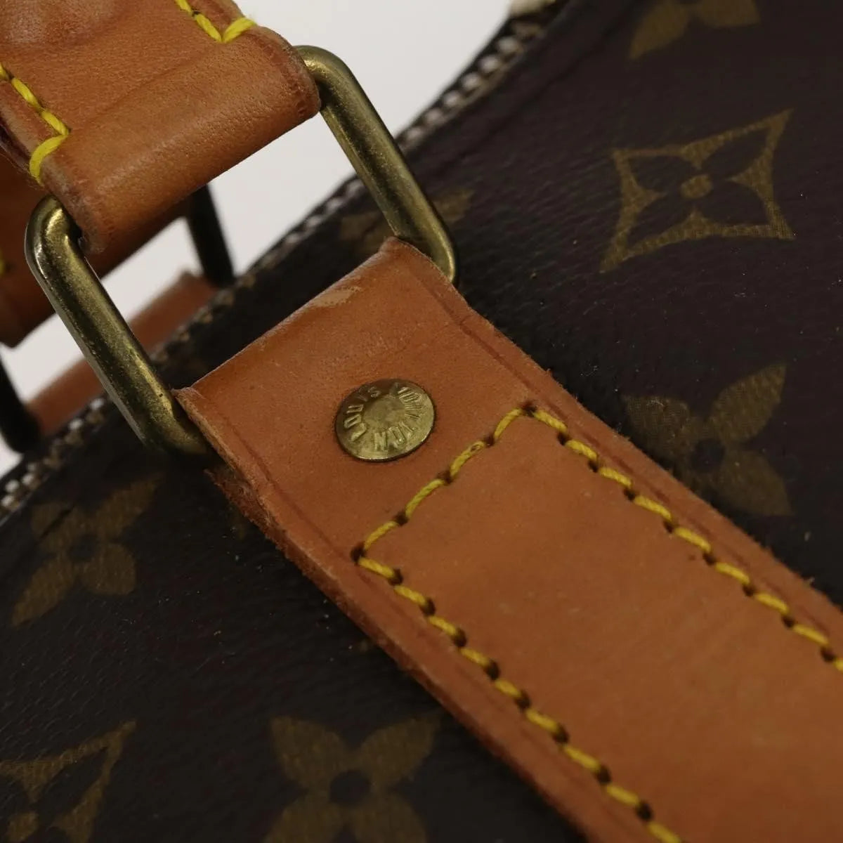 Louis Vuitton Keepall Bandouliere Monogram Canvas, Brown, Canvas, Travel Bag