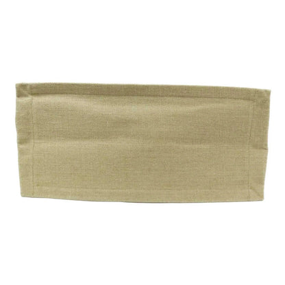 Saint Laurent Rive Gauche Felt and leather, Beige, Canvas, Tote Bag