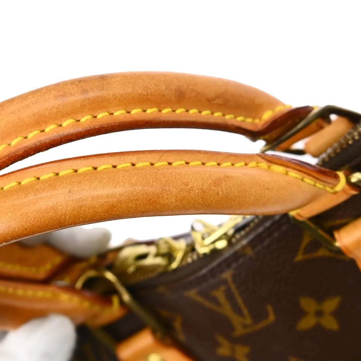 Louis Vuitton Alma Monogram, Brown, Canvas, Handbag