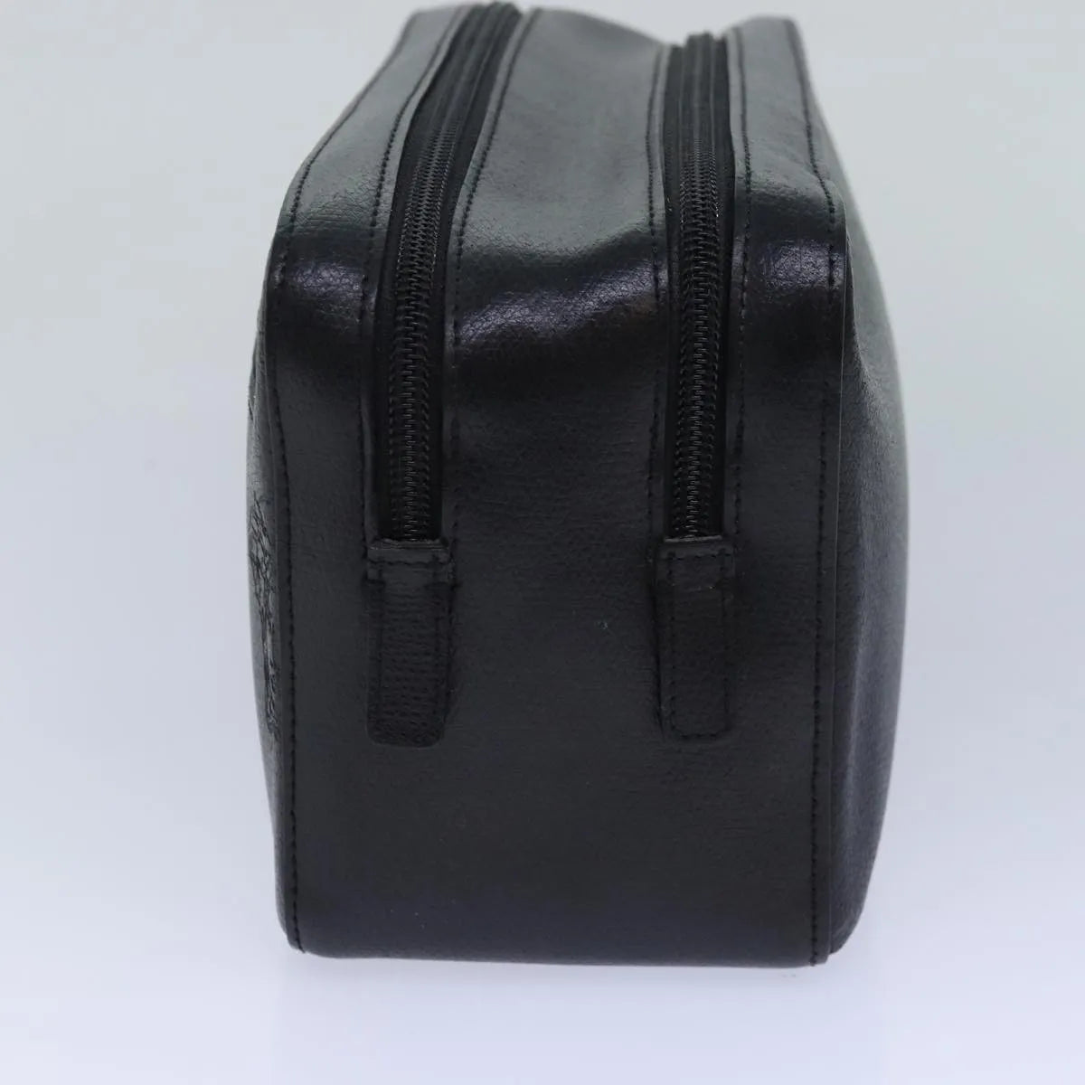 Versace Vintage Clutch Leather, Black, Leather, Clutch
