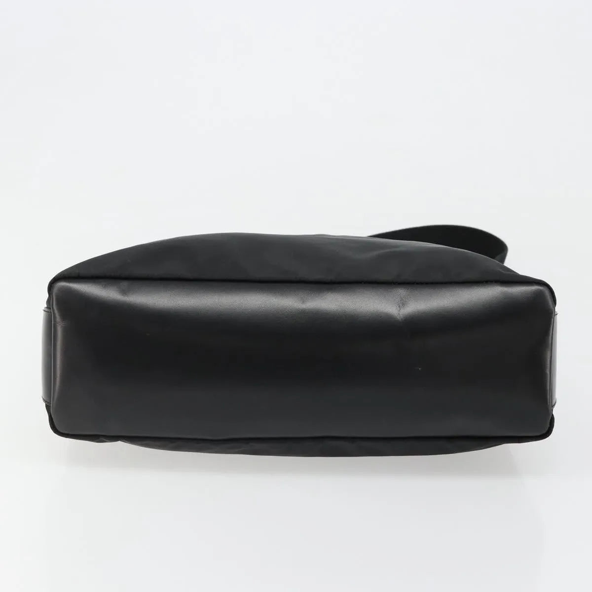 Prada Shoulder Python, Black, Nylon, Shoulder Bag