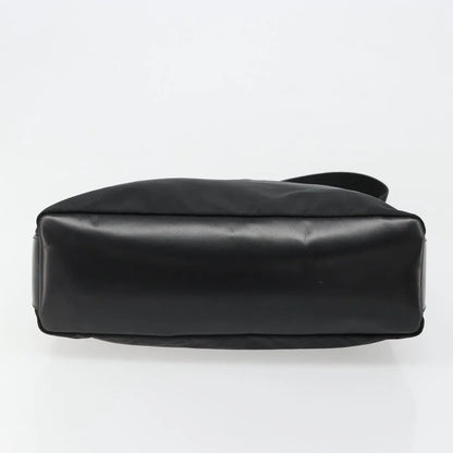 Prada Shoulder Python, Black, Nylon, Shoulder Bag