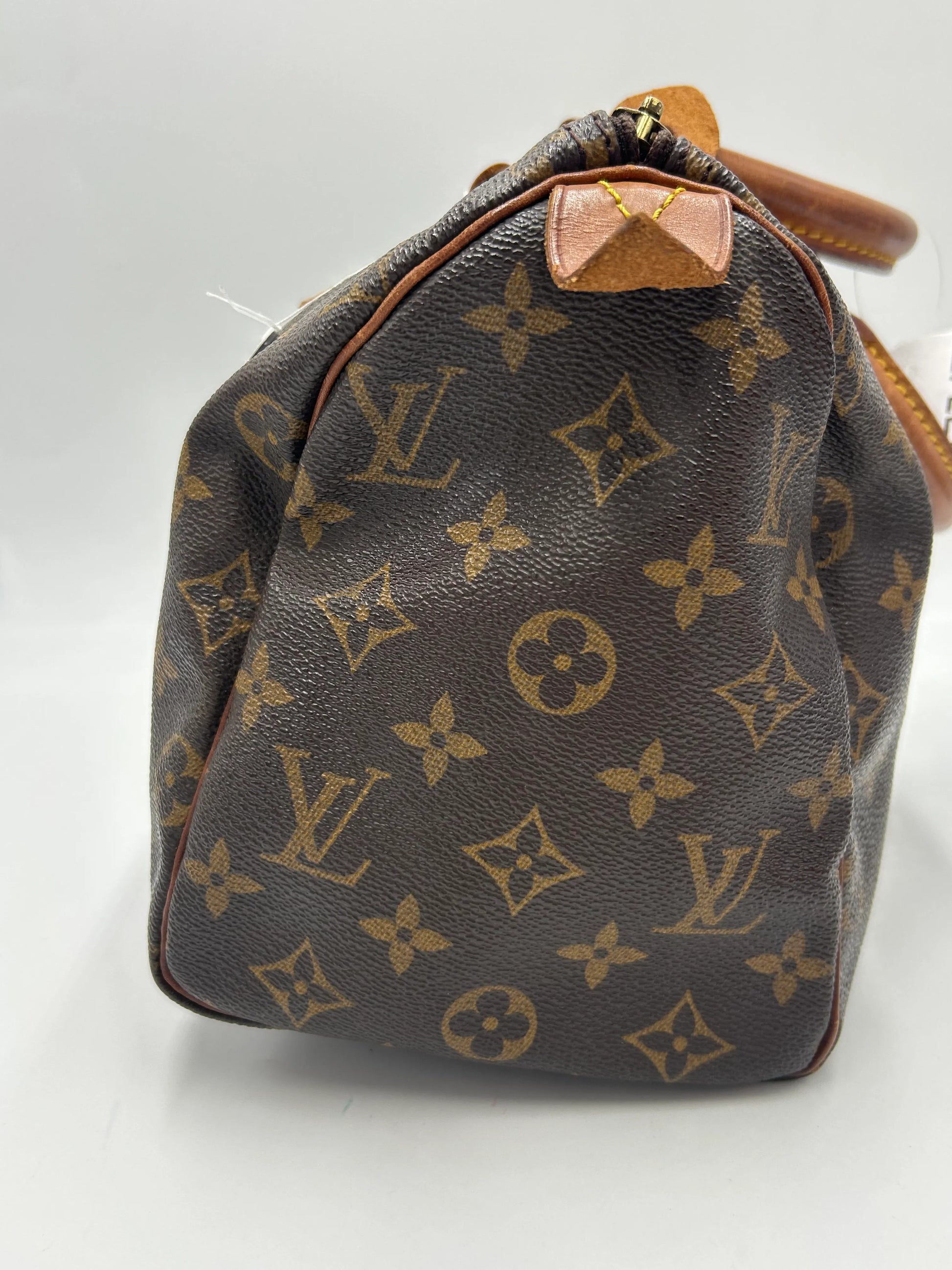 Louis Vuitton Speedy Monogram Canvas, Brown, Canvas, Handbag