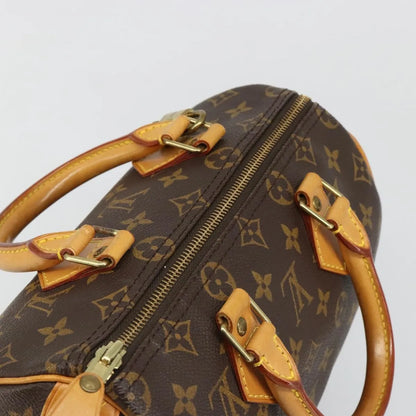 Louis Vuitton Speedy Monogram Canvas, Neutral, Canvas, Handbag