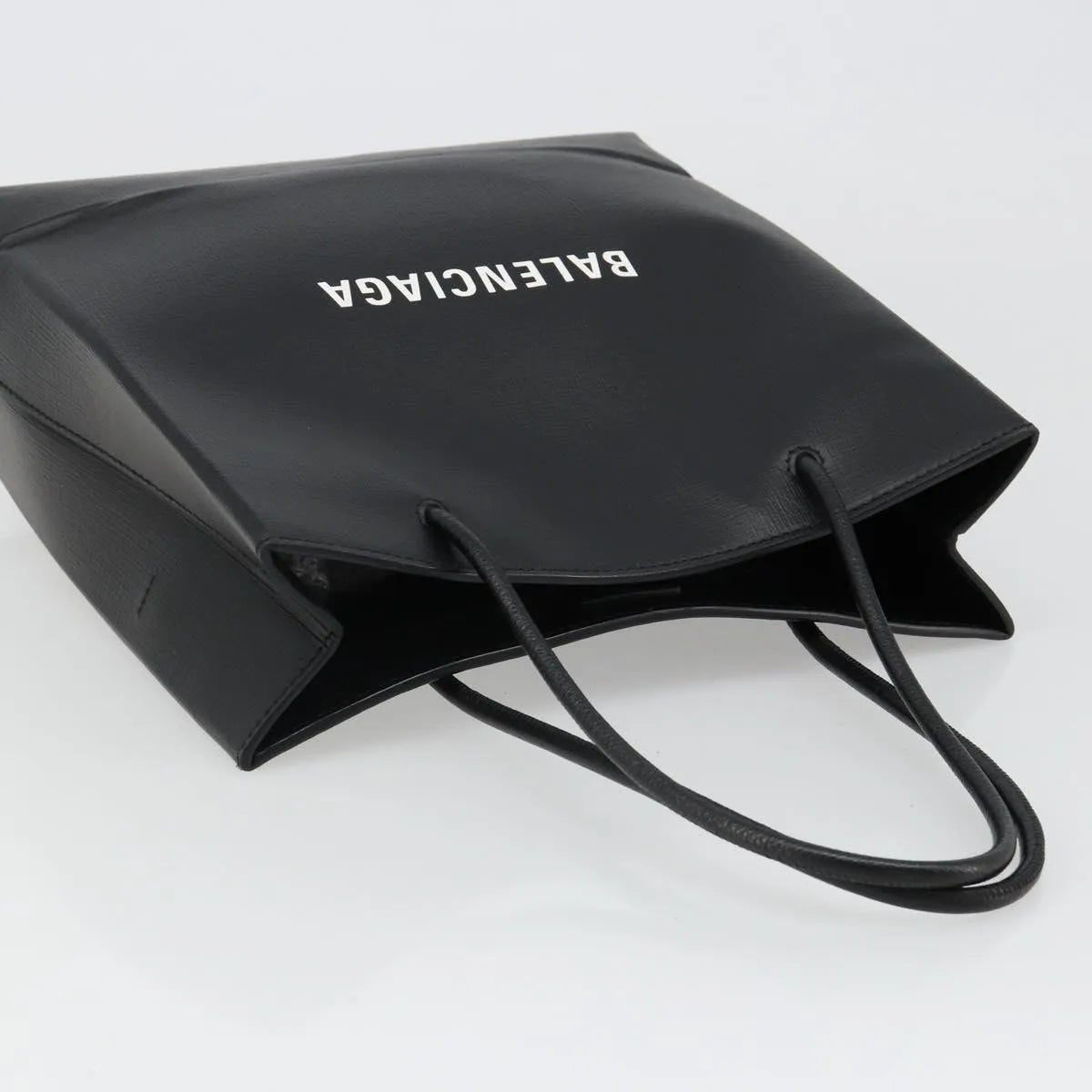 Balenciaga Shopping Tote Leather, Black, Leather, Handbag