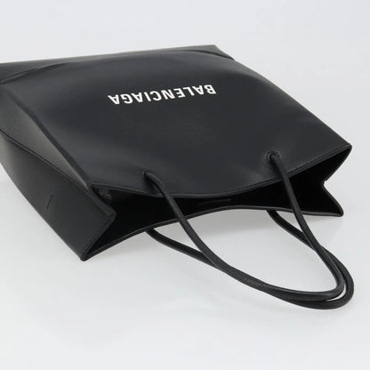 Balenciaga Shopping Tote Leather, Black, Leather, Handbag