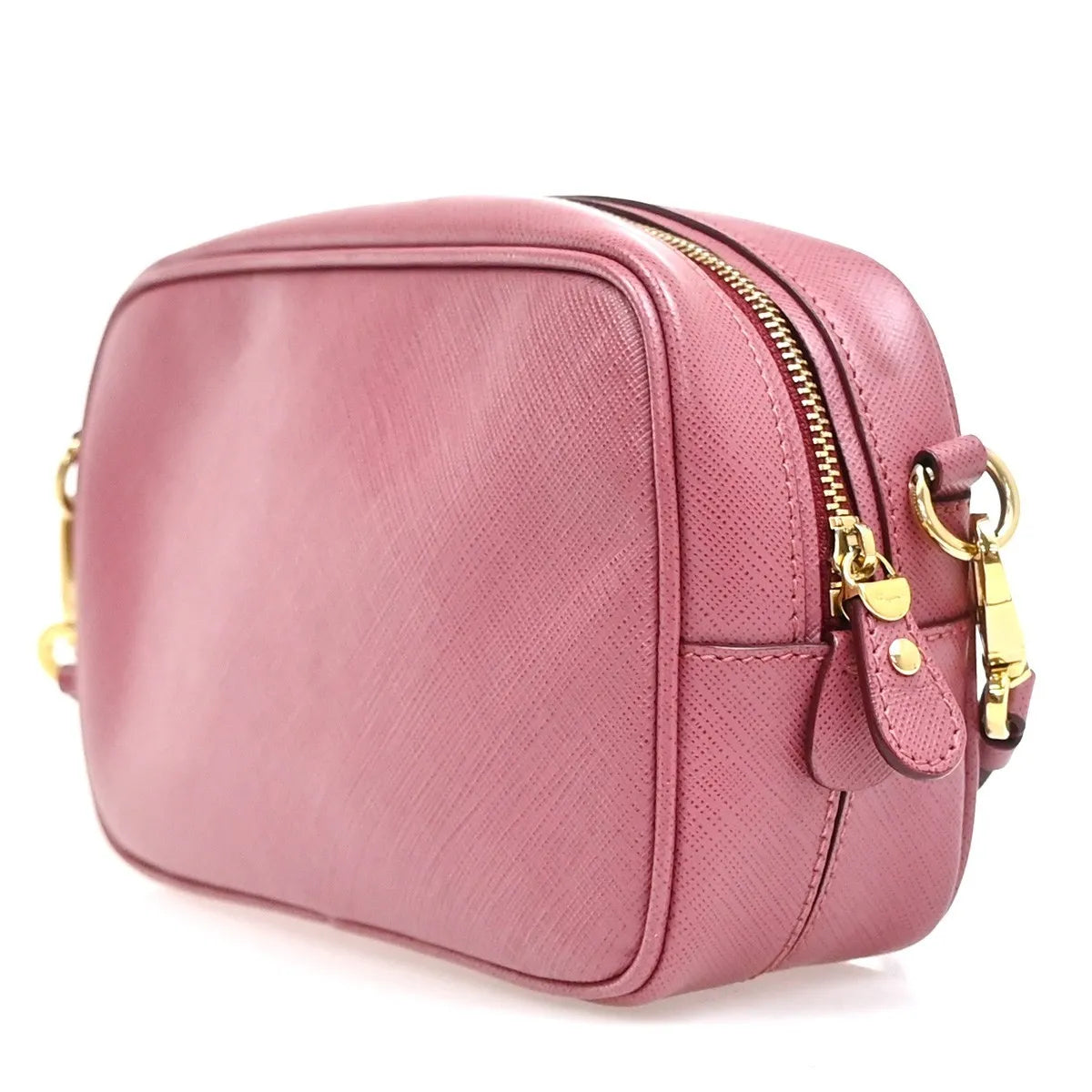 Salvatore Ferragamo Gancini Leather, Pink, Leather, Shoulder Bag