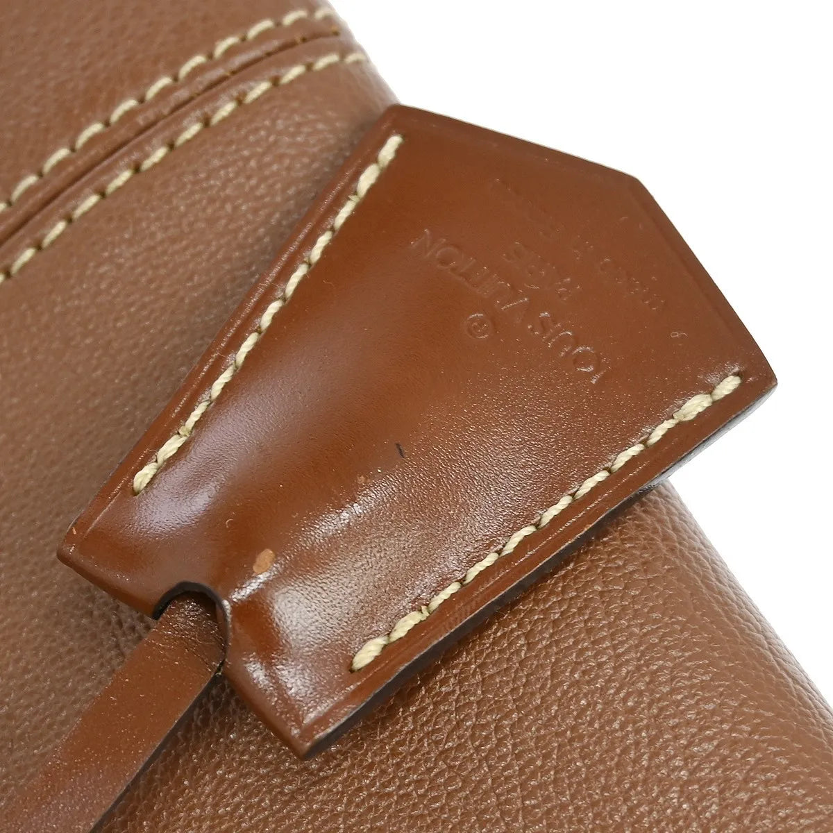Louis Vuitton Suhali Lockit Leather, Brown, Leather, Handbag