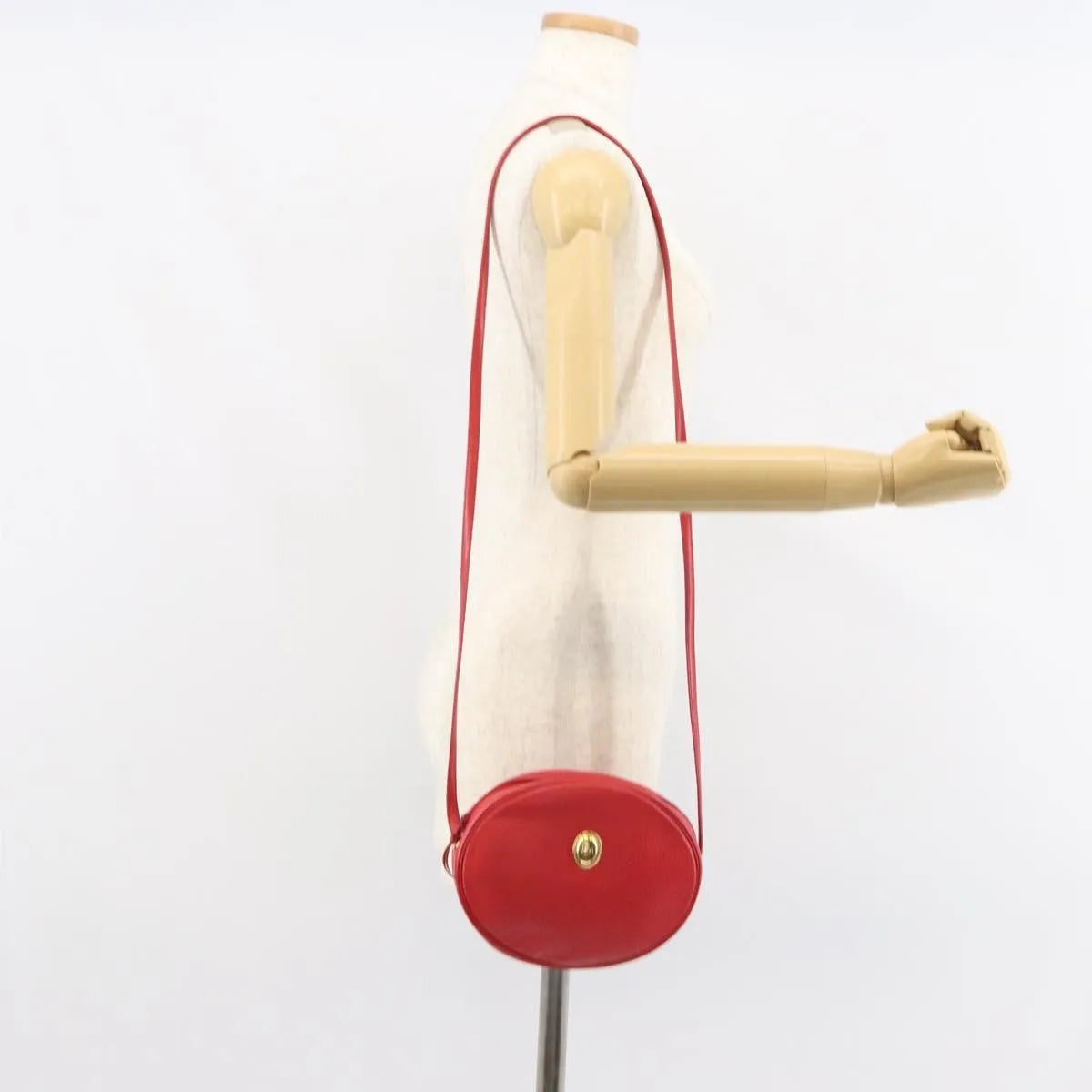 Christian Dior Vintage Leather, Red, Leather, Shoulder Bag