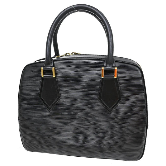 Louis Vuitton Sablons Epi Leather, Black, Leather, Handbag