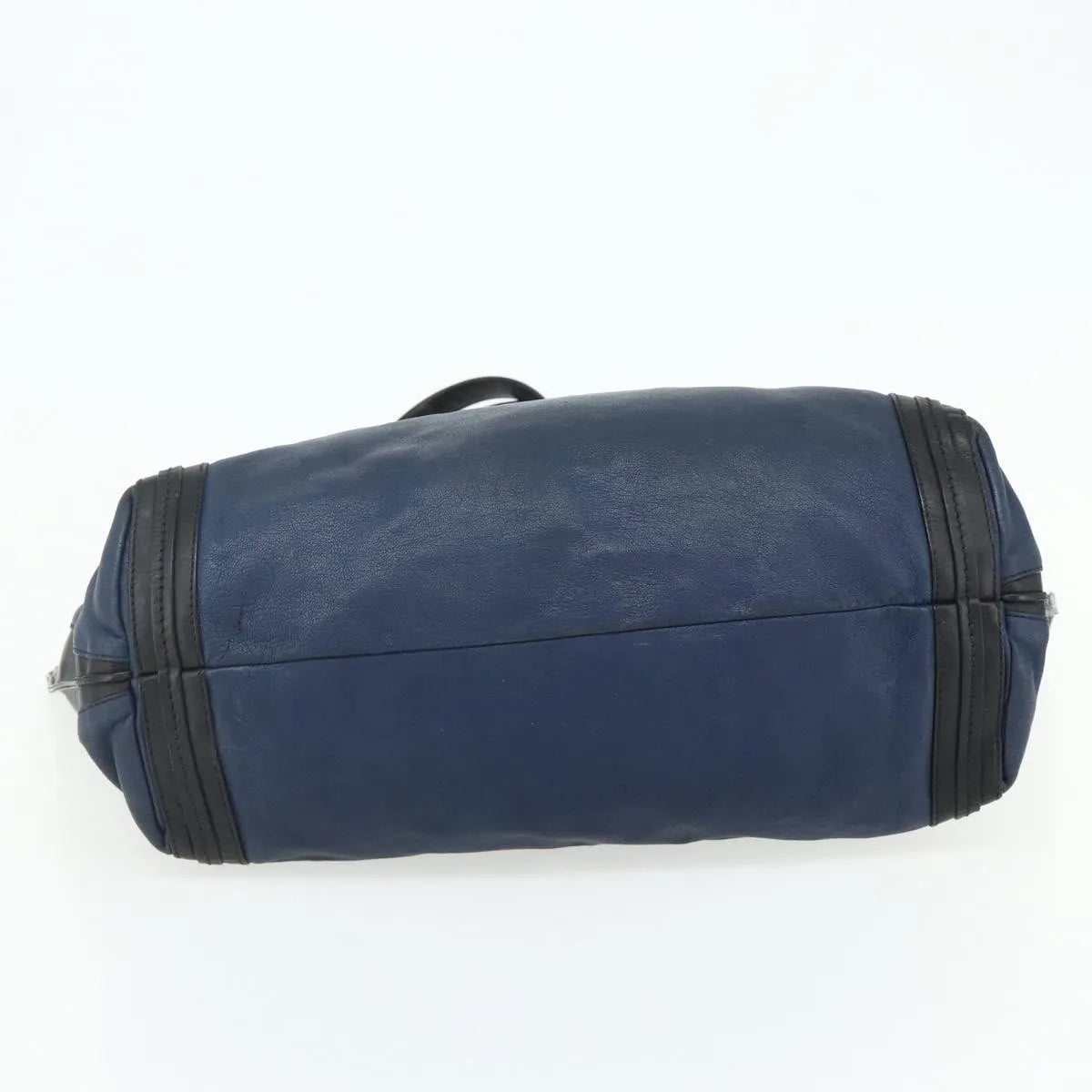 Chloe Alice Tote Leather, Navy, Leather, Tote Bag