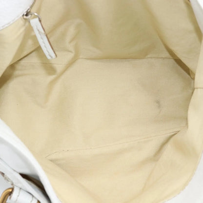 Chloe Paddington Lock Tote Leather, White_gold, Leather, Tote Bag