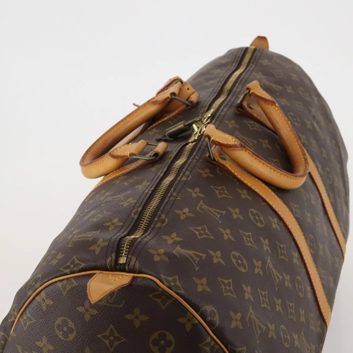 Louis Vuitton Keepall Monogram Canvas, Brown, Canvas, Travel Bag