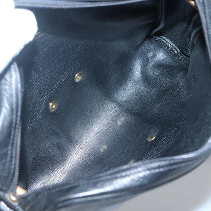 Christian Dior Vintage Leather, Black, Leather, Shoulder Bag