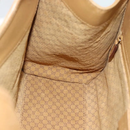 Gucci Piston Jackie O Hobo Leather, Beige, Leather, Handbag