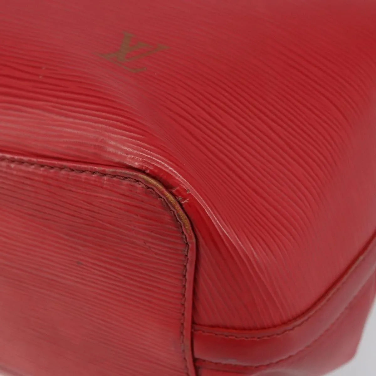Louis Vuitton Mandara Epi Leather, Red, Leather, Shoulder Bag