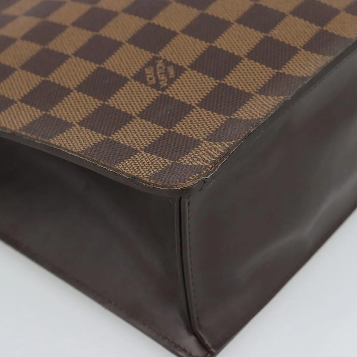 Louis Vuitton Venice Sac Plat Damier, Brown, Canvas, Tote Bag