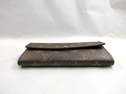 Louis Vuitton Emilie Monogram Canvas, Brown, Canvas, Wallet