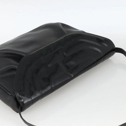 Salvatore Ferragamo Flap Shoulder Patent leather, Black, Patent Leather, Shoulder Bag
