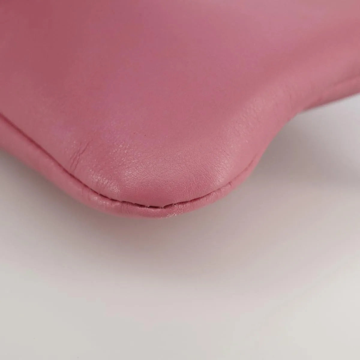 Valentino Garavani Pochette Leather, Pink, Leather, Clutch