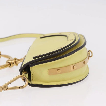 Chloe Nile Leather, Yellow, Leather, Handbag