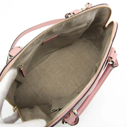 Gucci Convertible Dome Satchel Leather, Pink, Leather, Handbag
