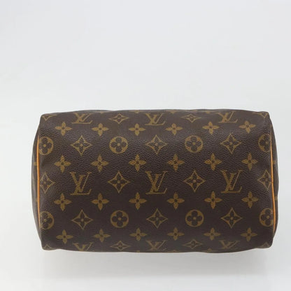 Louis Vuitton Speedy Monogram Canvas, Neutral, Canvas, Handbag