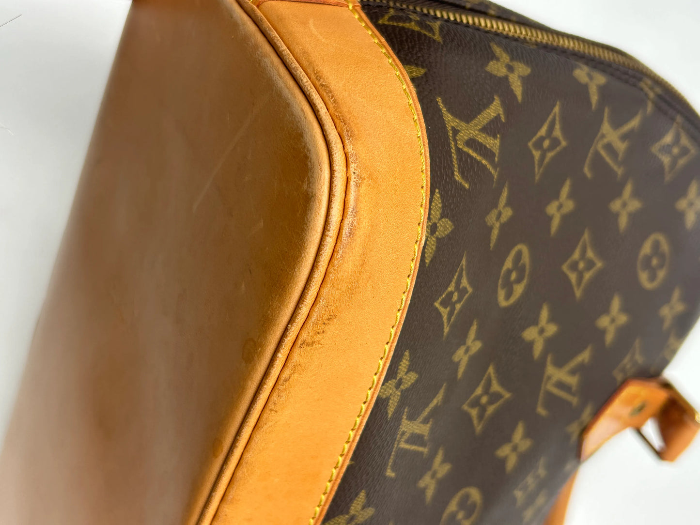 Louis Vuitton Alma Monogram Canvas, Brown, Canvas, Handbag