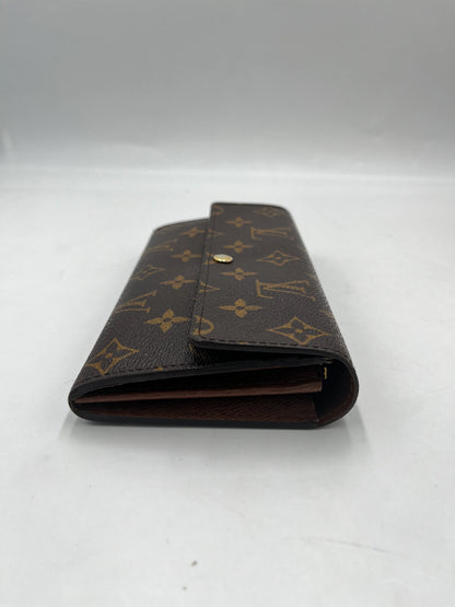 Louis Vuitton Emilie Monogram Canvas, Brown, Canvas, Wallet