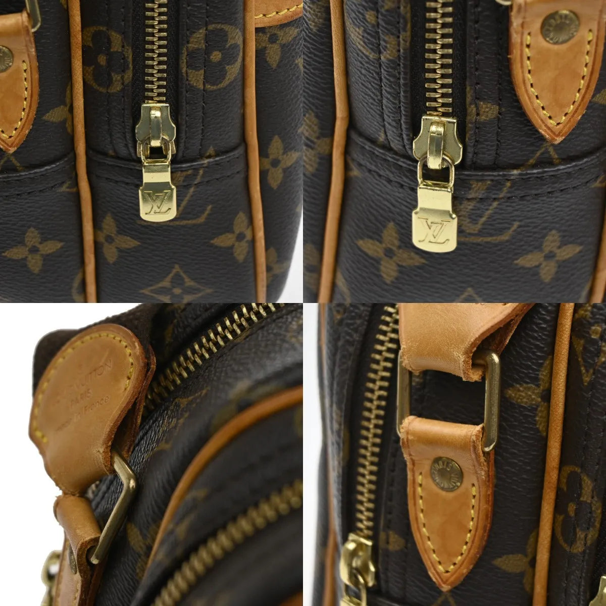 Louis Vuitton Reporter Monogram Canvas, Brown, Canvas, Shoulder Bag