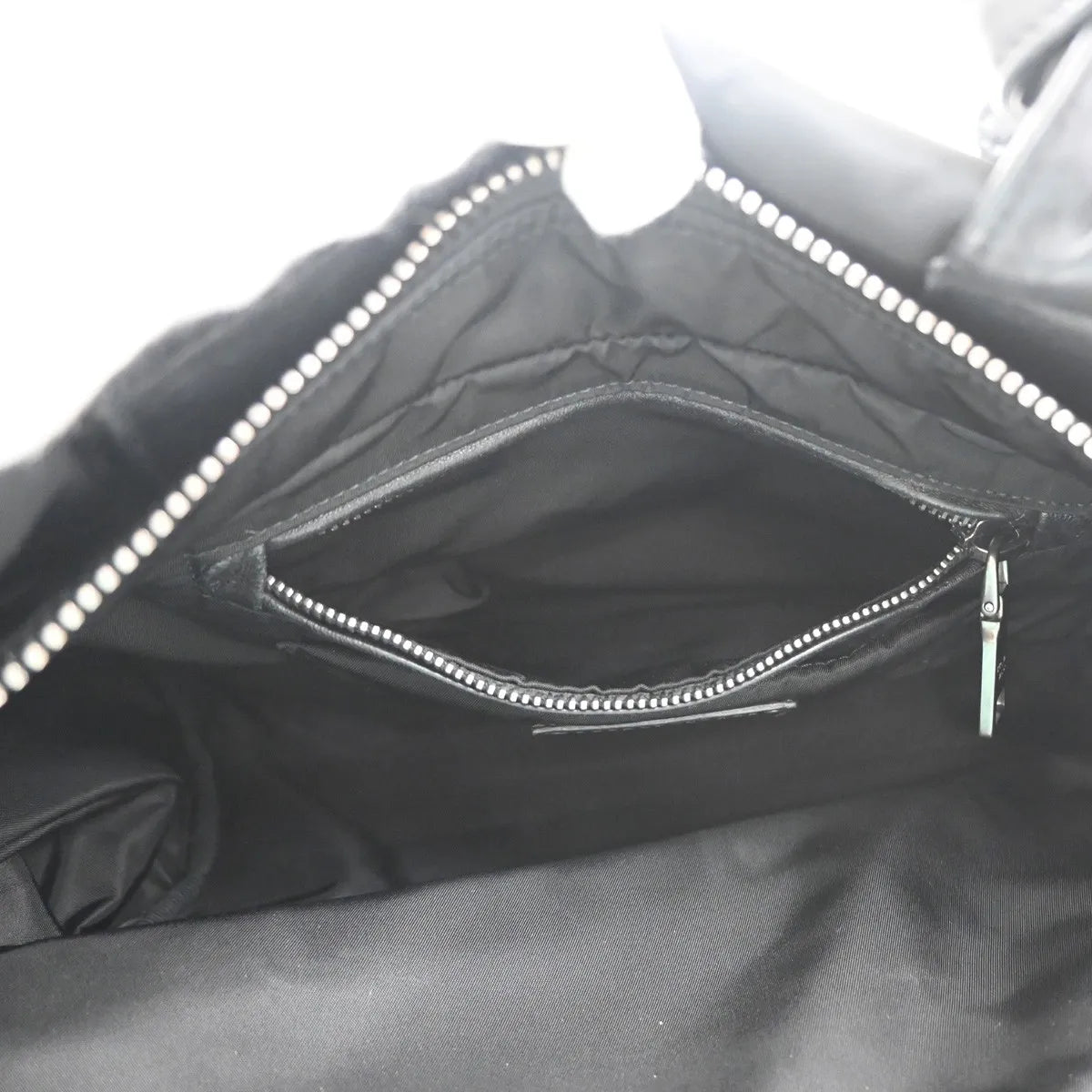 Prada Convertible Double Tote Tessuto, Black, Nylon, Handbag