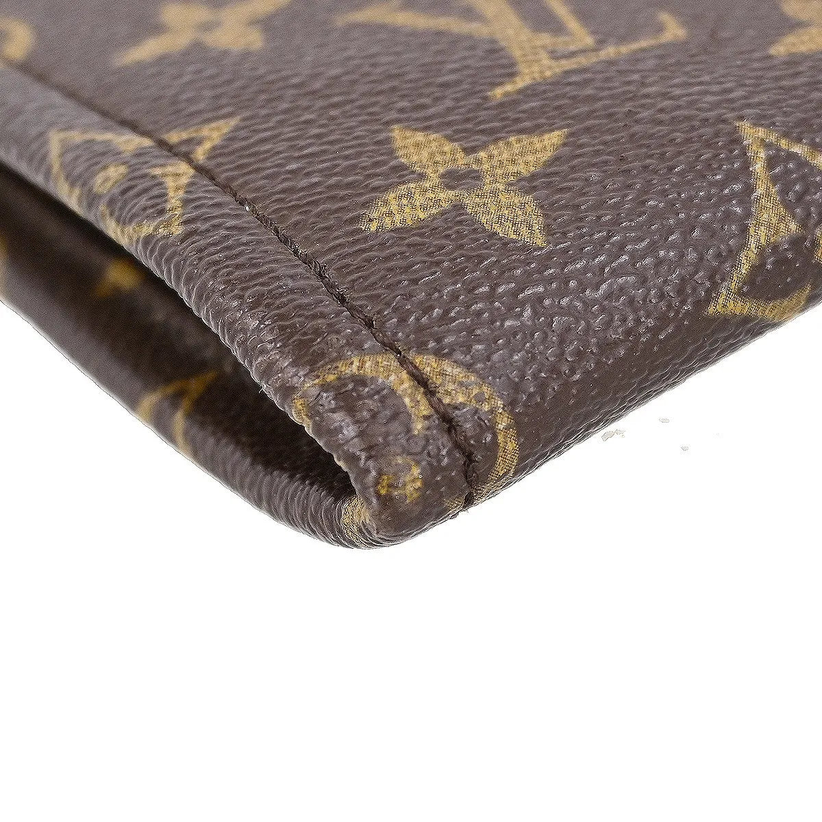 Louis Vuitton Poche Documents Monogram Canvas, Brown, Canvas, Clutch