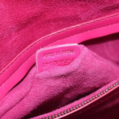Celine Luggage Smooth Leather, Pink, Leather, Tote Bag