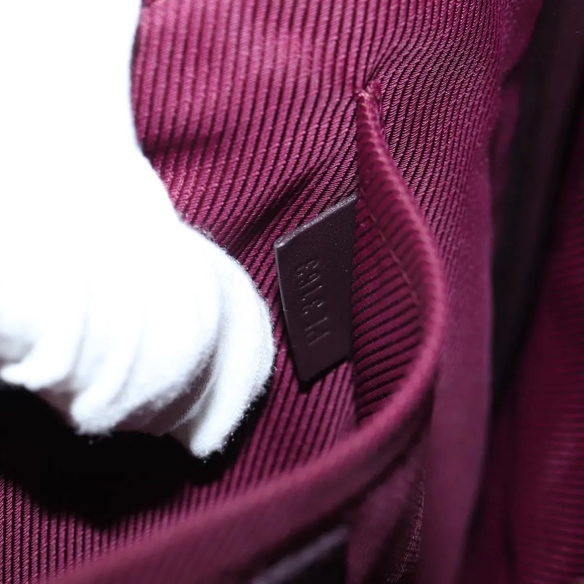 Louis Vuitton Pochette Felt and Sequin, Burgundy, Canvas, Clutch