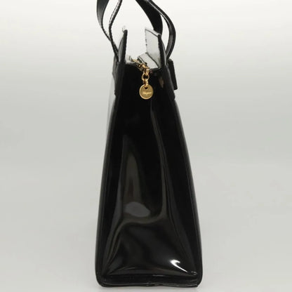 Salvatore Ferragamo Vala Patent Leather, Black, Patent Leather, Shoulder Bag
