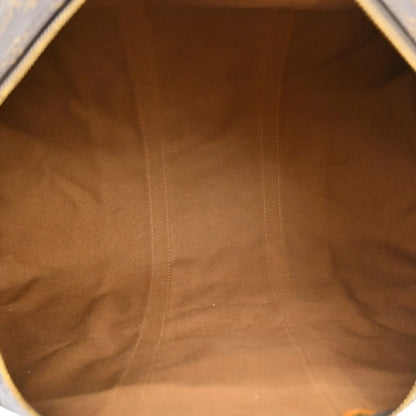 Louis Vuitton Keepall Monogram, Brown, Canvas, Travel Bag