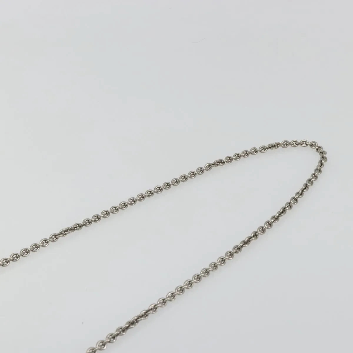 Salvatore Ferragamo Vara Chain Flap Leather, Silver, Leather, Shoulder Bag