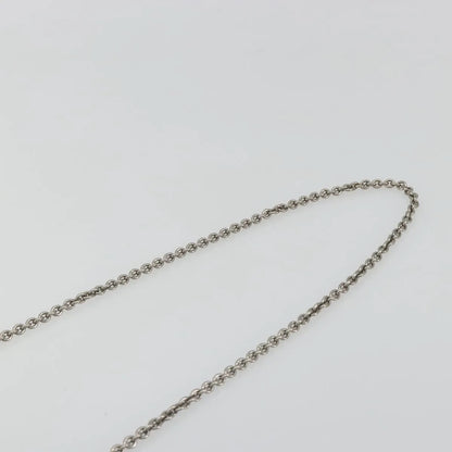 Salvatore Ferragamo Vara Chain Flap Leather, Silver, Leather, Shoulder Bag