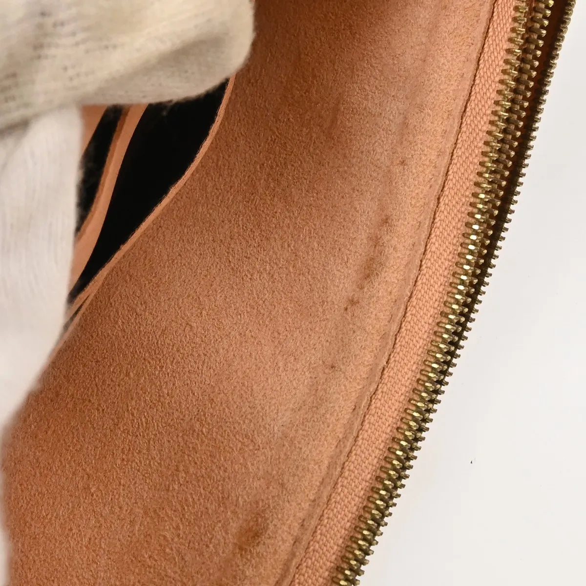 Louis Vuitton Double Zip Pochette Damier Ebene, Brown, Canvas, Clutch