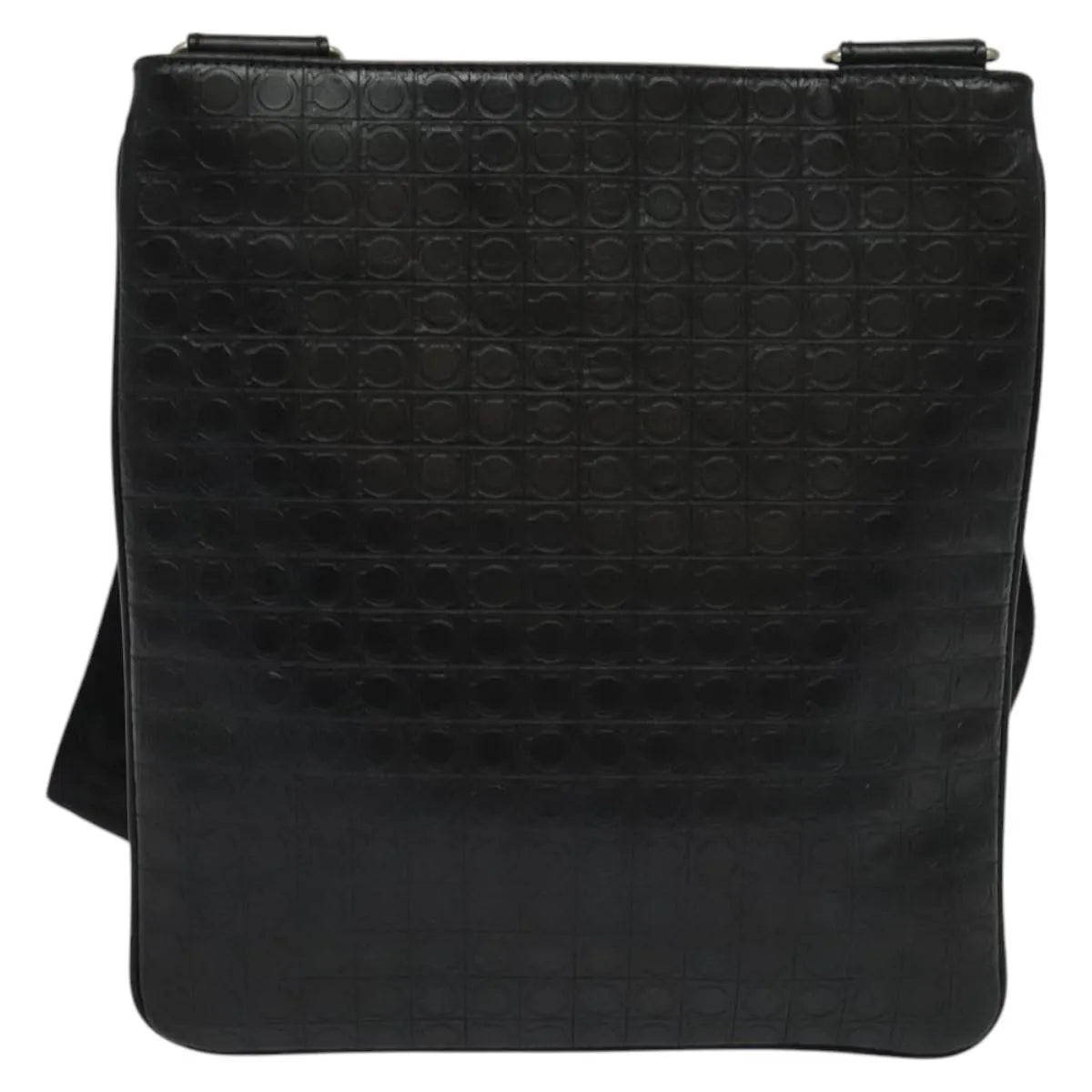 Salvatore Ferragamo Vintage Leather, Black, Leather, Shoulder Bag