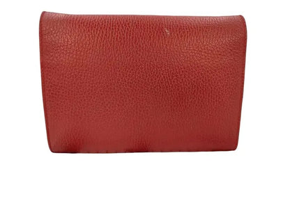 Gucci Dionysus chain Leather, Red, Leather, Wallet