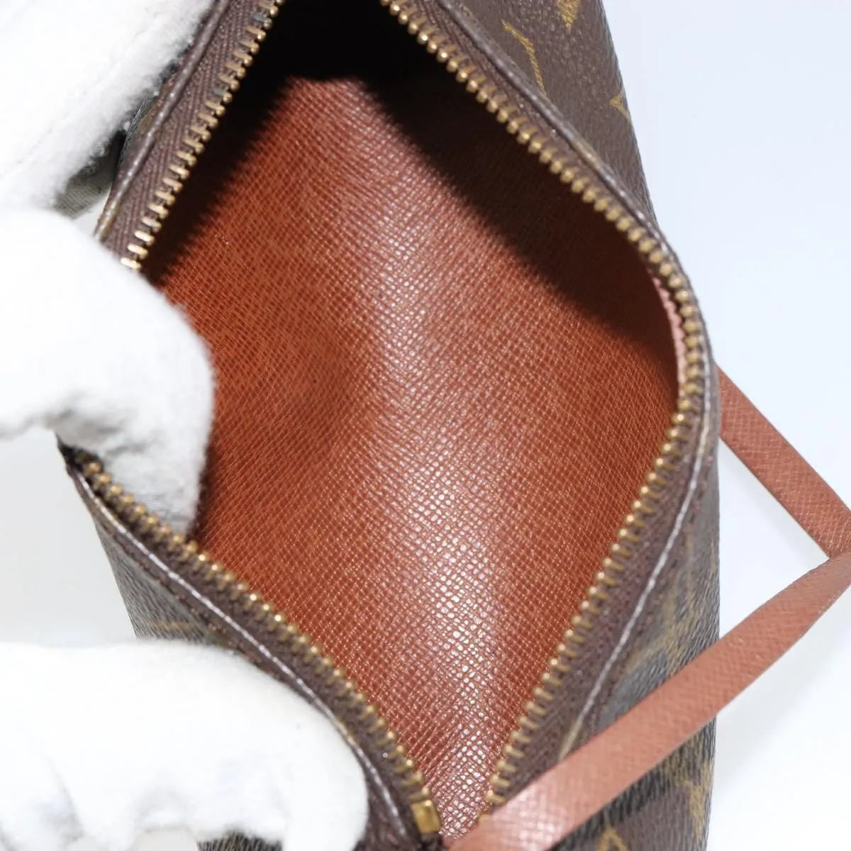 Louis Vuitton Papillon Pochette Monogram Canvas, Brown, Canvas, Clutch