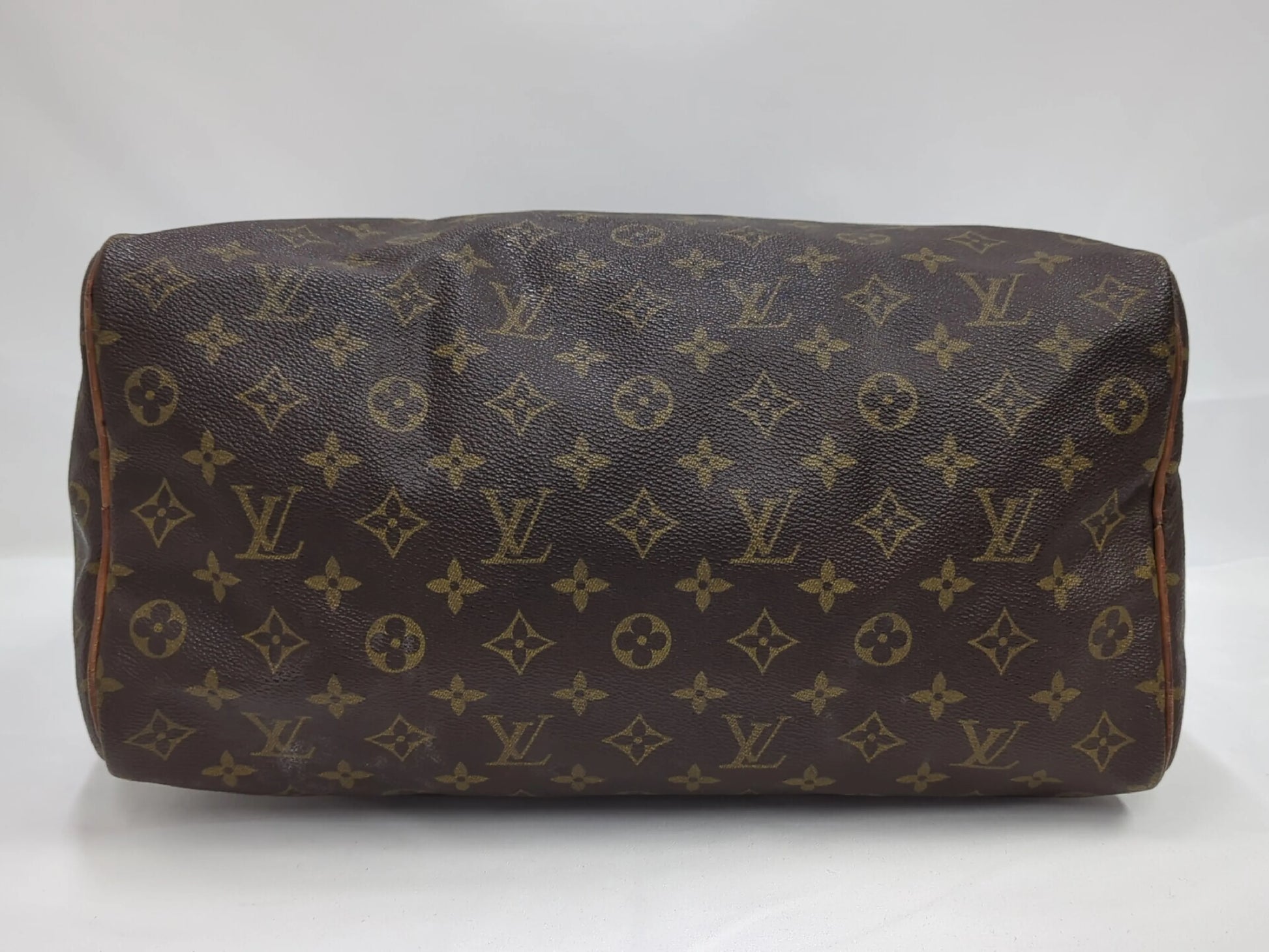 Louis Vuitton Speedy Monogram Canvas, Beige, Canvas, Handbag