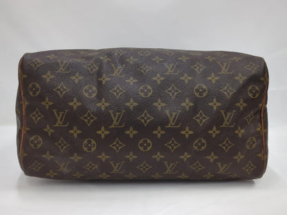 Louis Vuitton Speedy Monogram Canvas, Beige, Canvas, Handbag