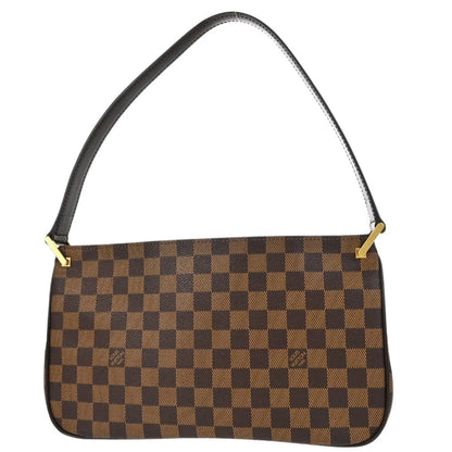 Louis Vuitton Aubagne Damier, Brown, Canvas, Shoulder Bag