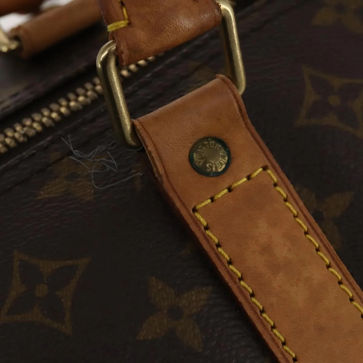 Louis Vuitton Keepall Monogram, Brown, Canvas, Travel Bag