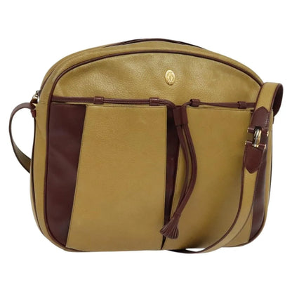 cartier Tasseled Must de Cartier Leather, Yellow, Leather, Shoulder Bag