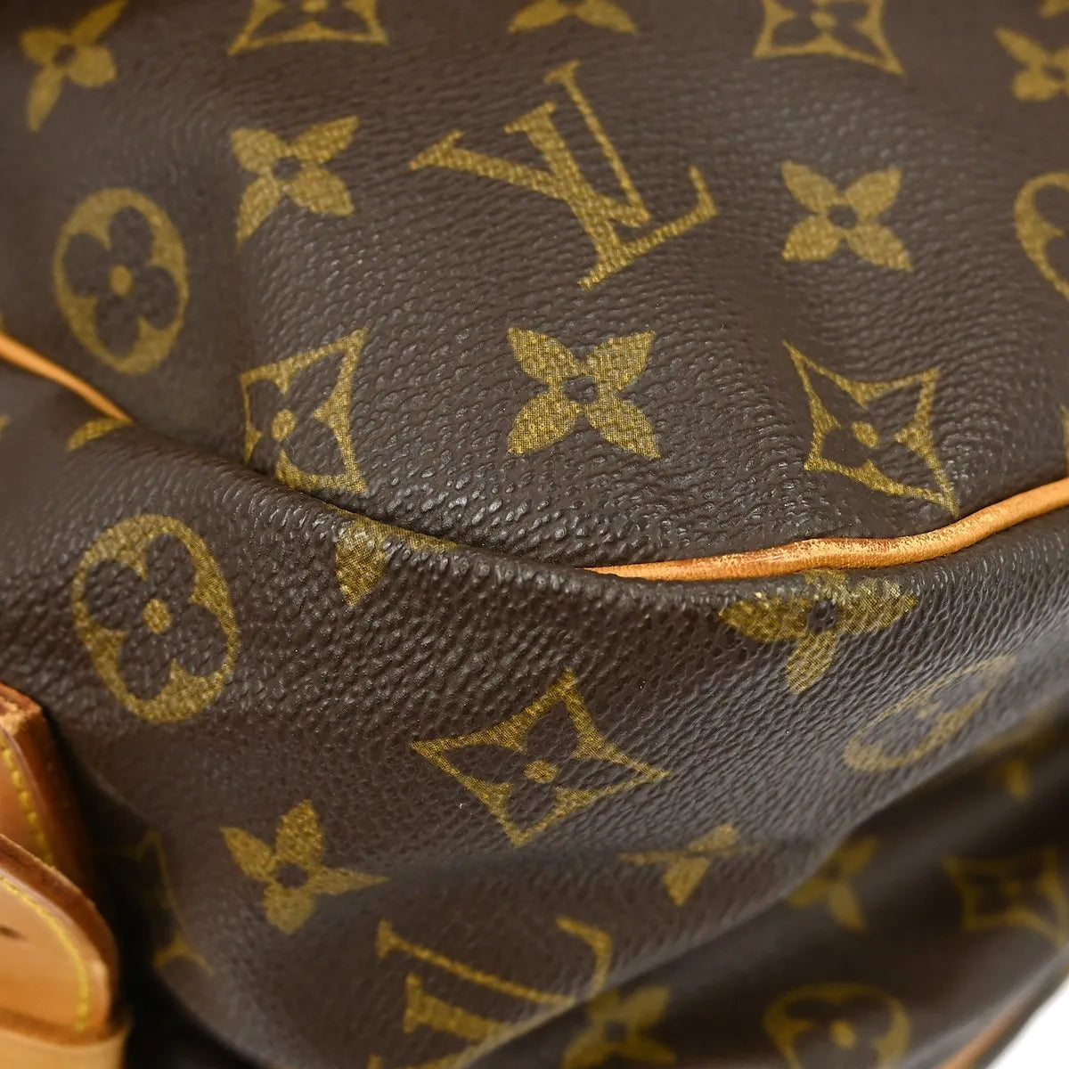 Louis Vuitton Saumur Monogram, Brown, Canvas, Shoulder Bag